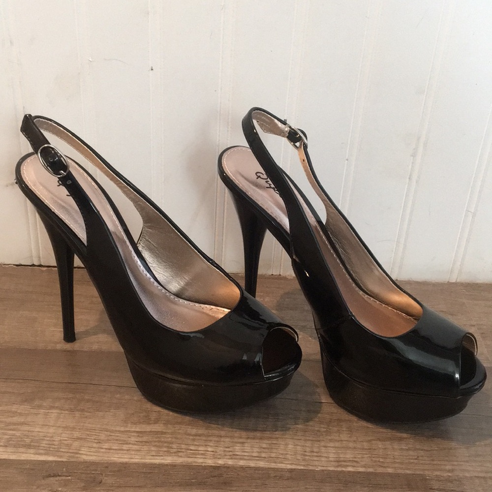 Black high heels